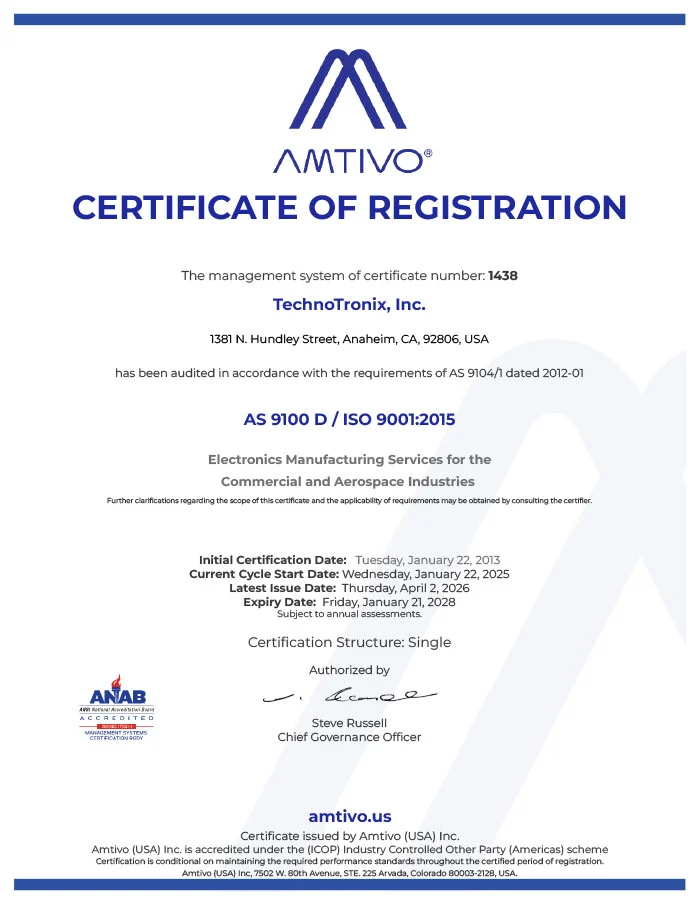 ISO 9001:2015 Certificate